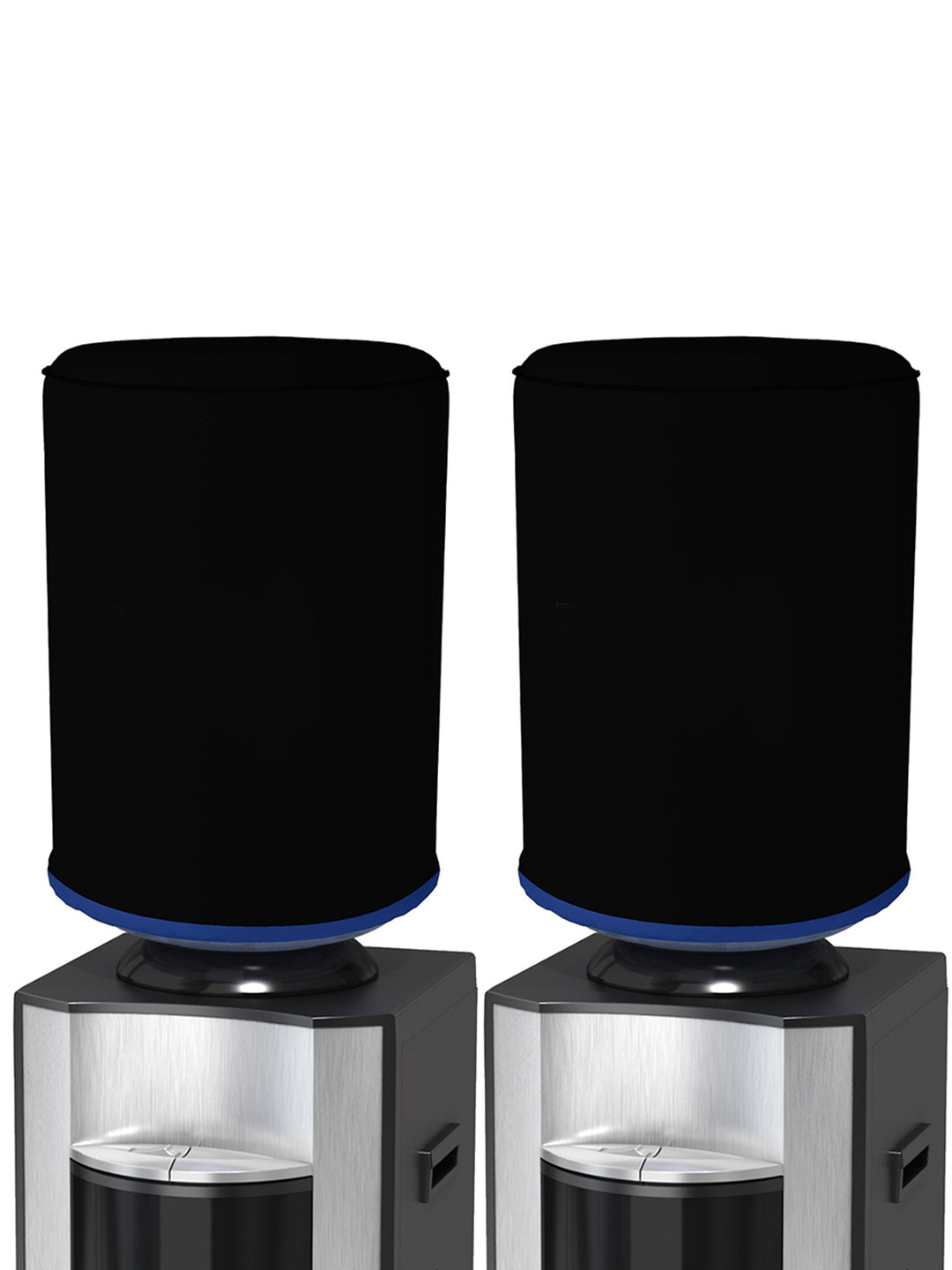 Kuber Industries Black & Blue 2 Pieces Printed Dust & Spill Protector Dispenser Covers