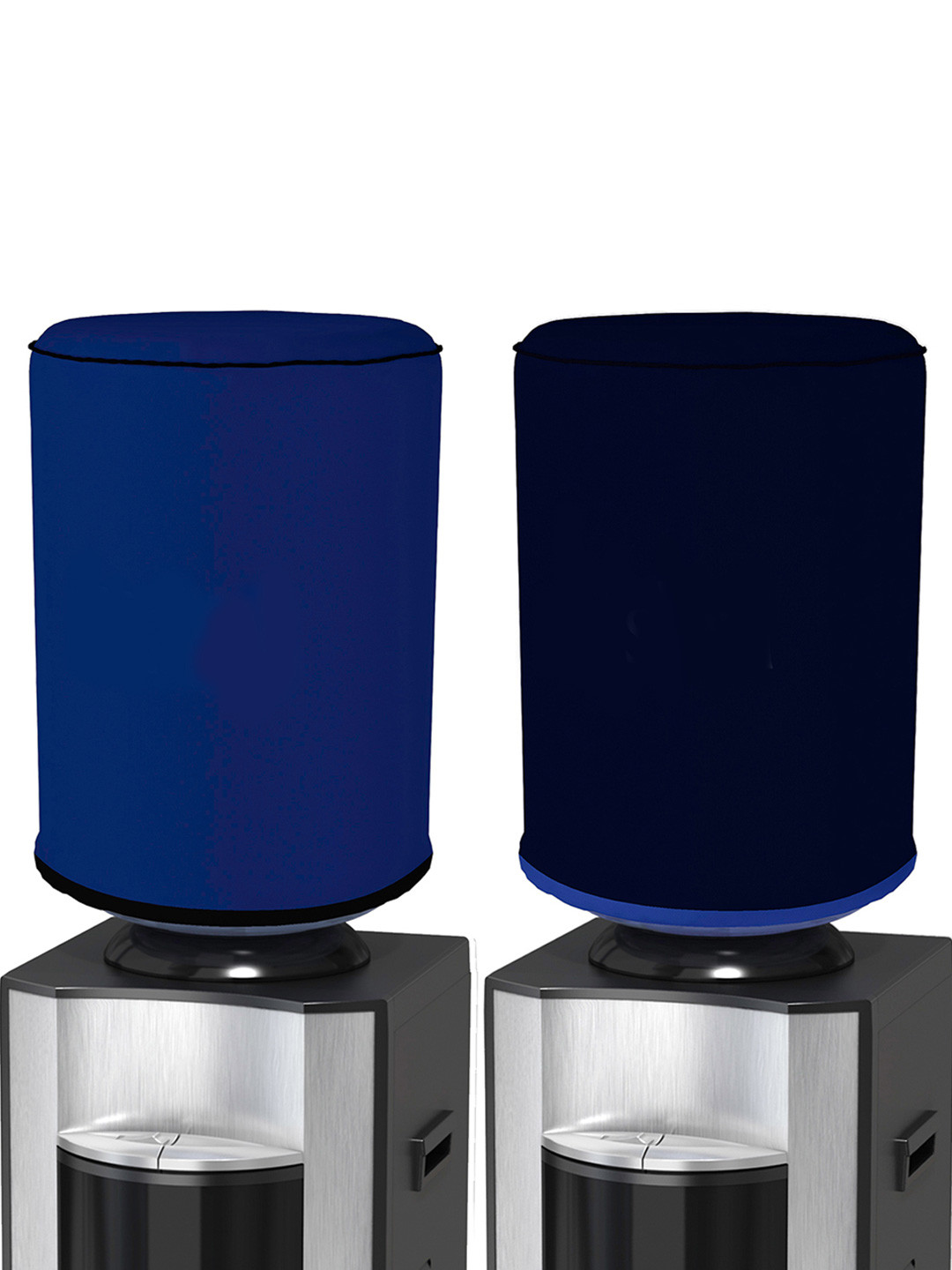 Kuber Industries Blue & Black 2 Pieces Printed Dust & Spill Protector Dispenser Covers