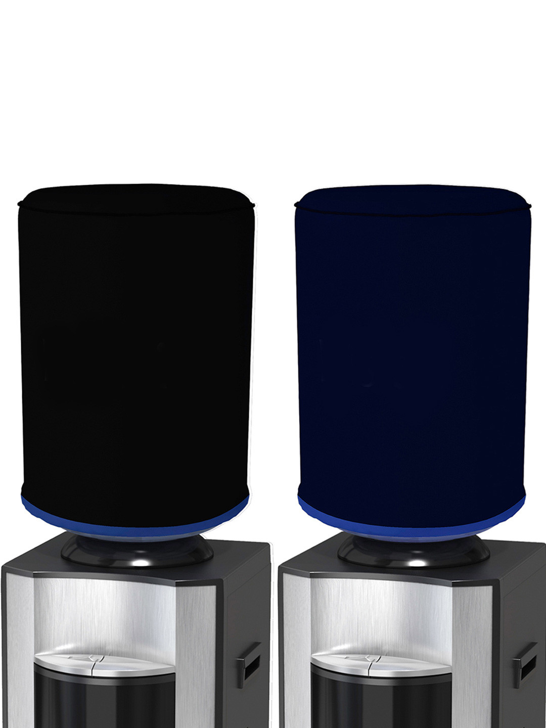 Kuber Industries Black & Navy Blue 2 Pieces Printed Camper Cover