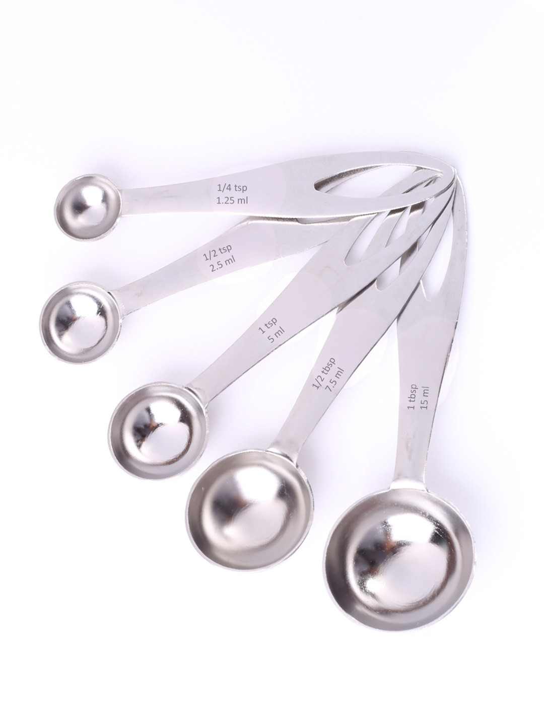 Wonderchef Ambrosia 5 Pieces Stainless Steel Measuring Spoons