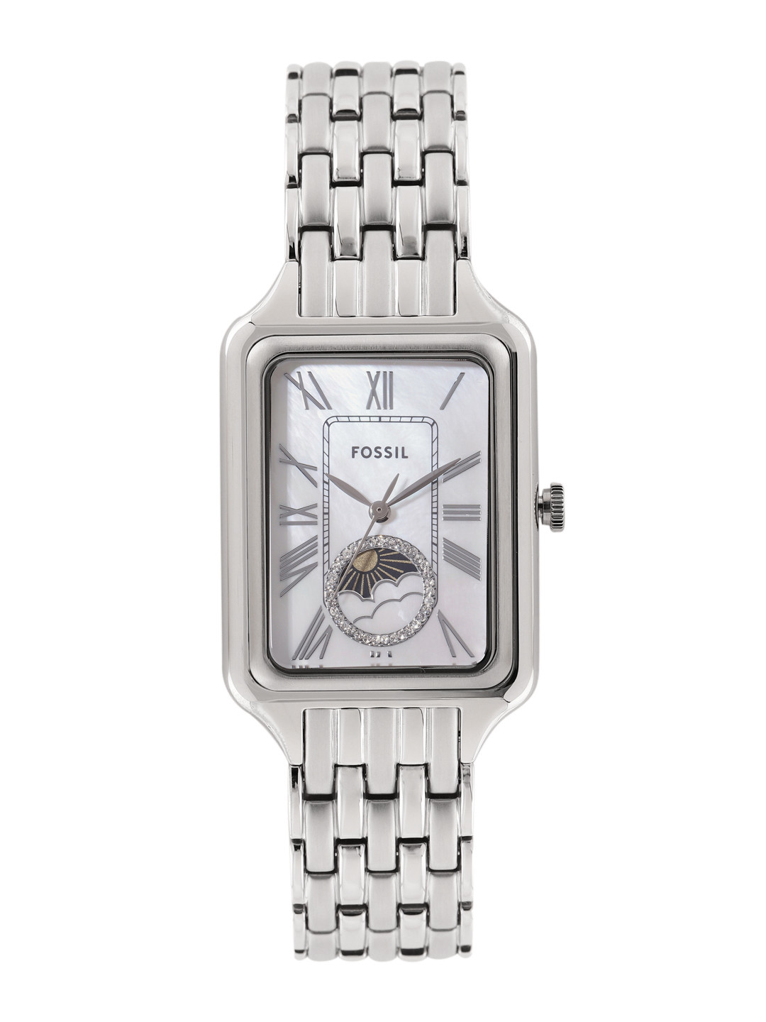 Fossil Women Raquel Mother of Pearl Patterned Dial Analogue Watch ES5400I