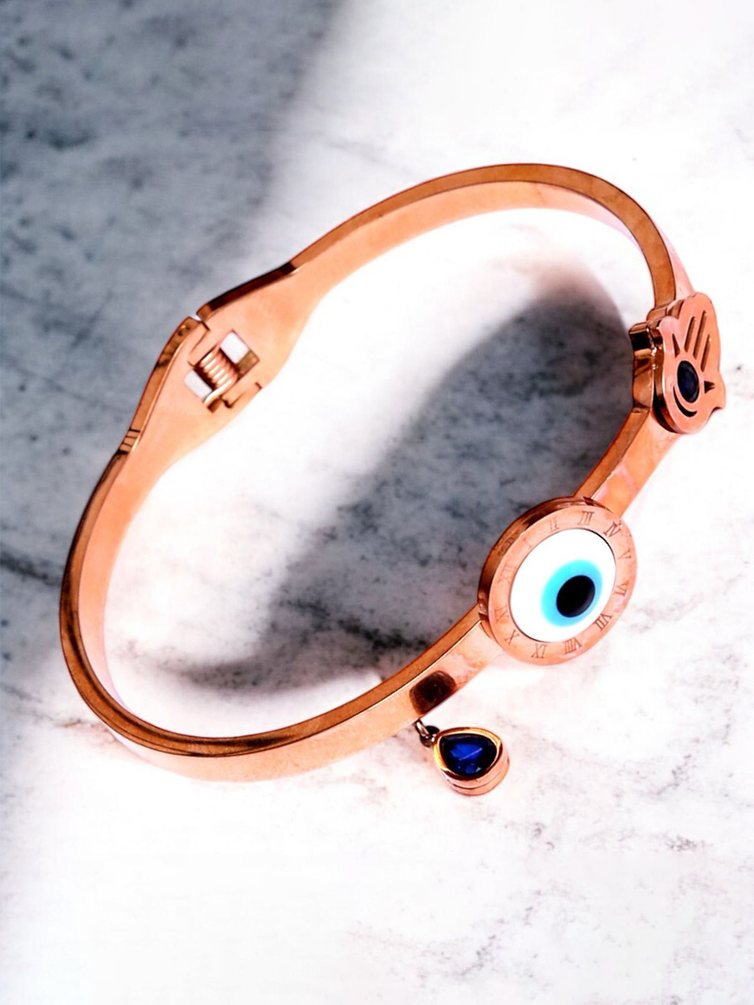 ADC SHEMONA Rose Gold-Plated Ring Bracelet