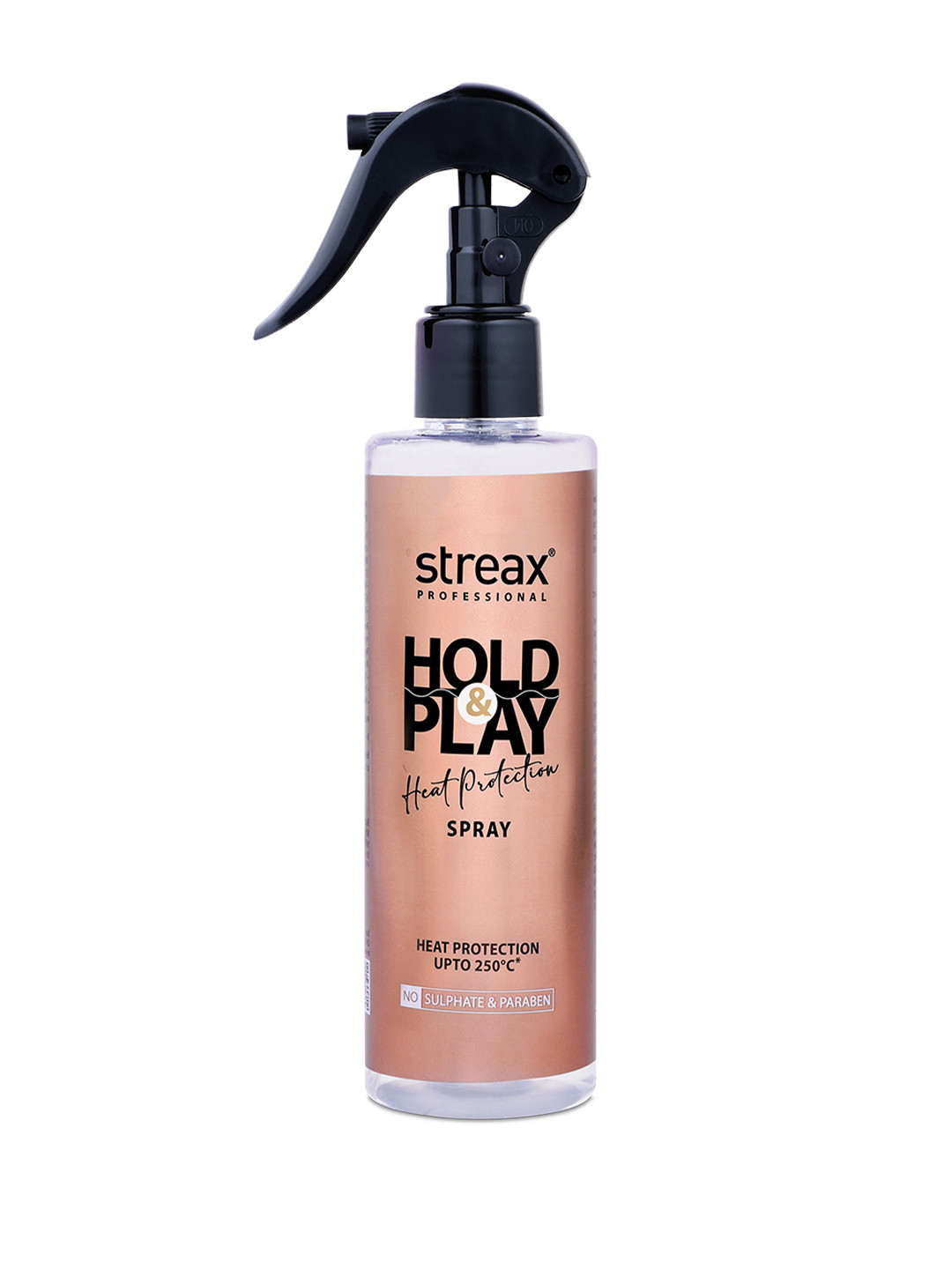 Streax Professional Hold & Play Heat Protection Spray for Hair Styling - 200 ml
