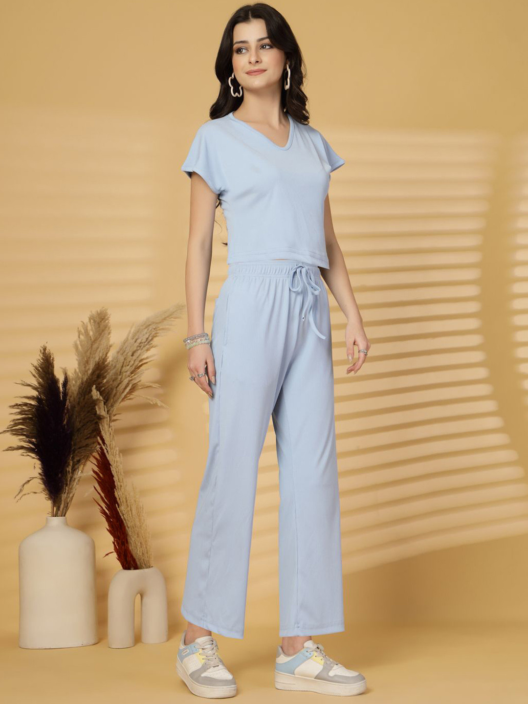 Chemistry V-Neck T-Shirt With Trouser