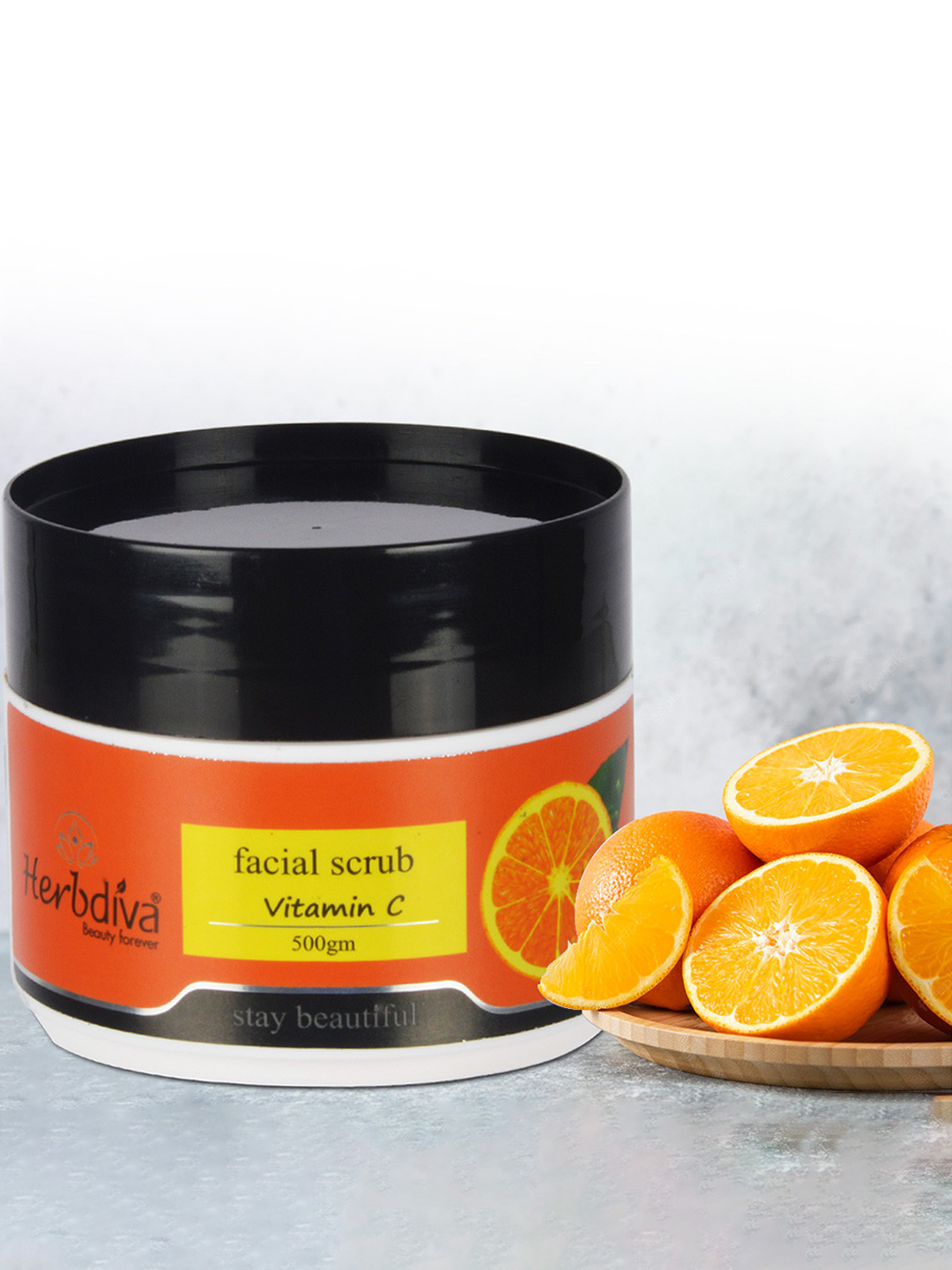 Herbdiva Vitamin C Skin Radiance Face Scrub - 500 g