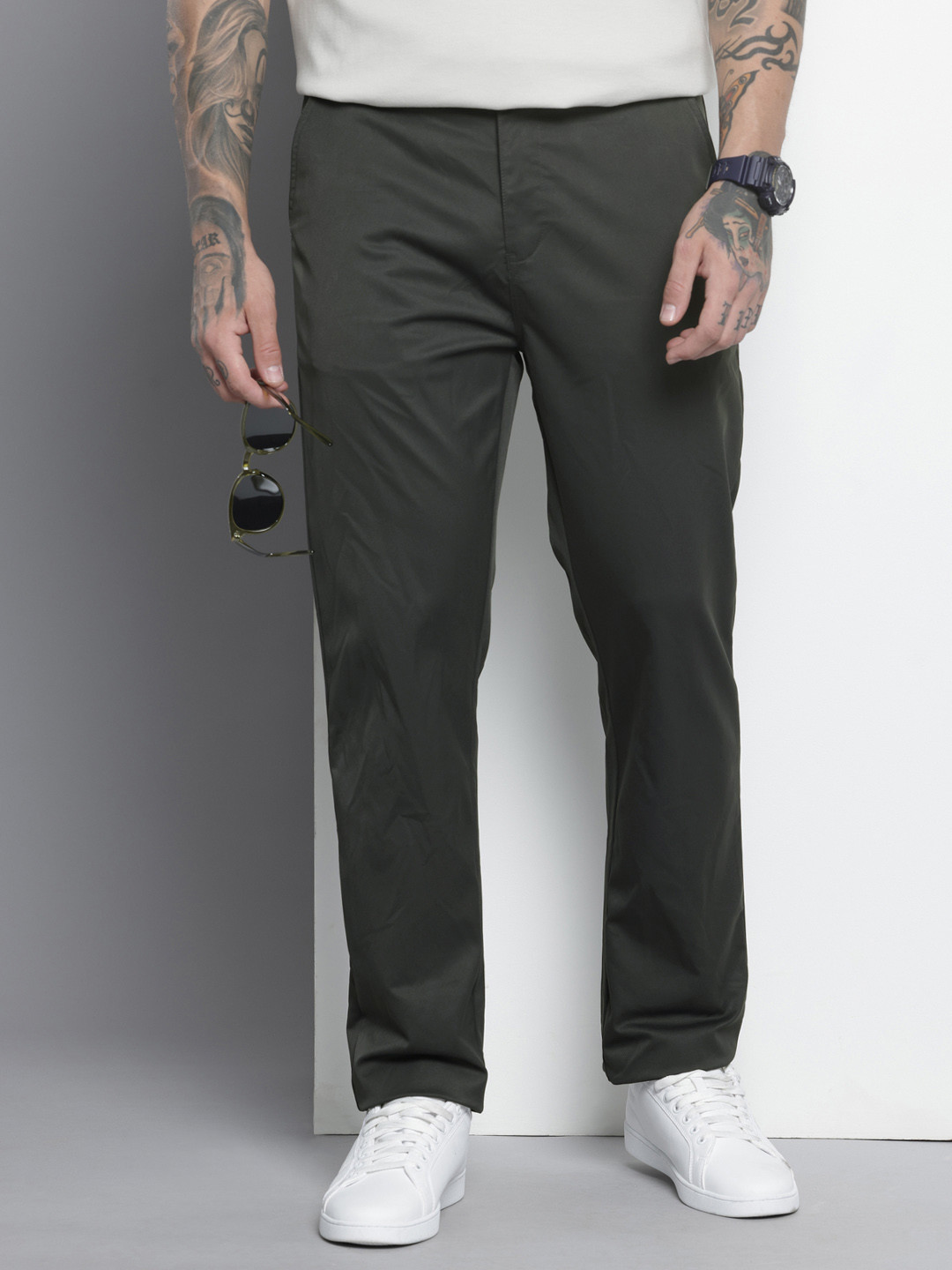 The Indian Garage Co Men Chinos Trousers