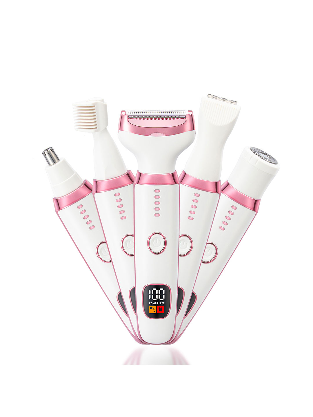 semino 5 In 1 Rechargeable Painless Electric Razor Trimmer