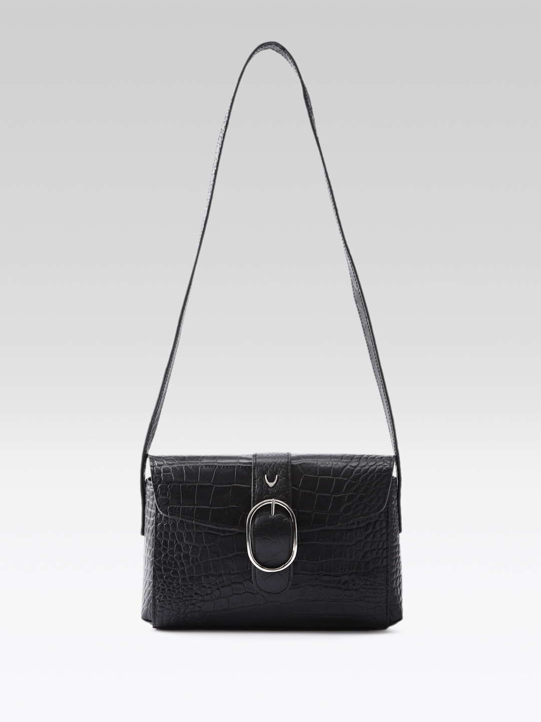 Hidesign GRATEAU 02  Animal Textured Leather Structured Shoulder Bag