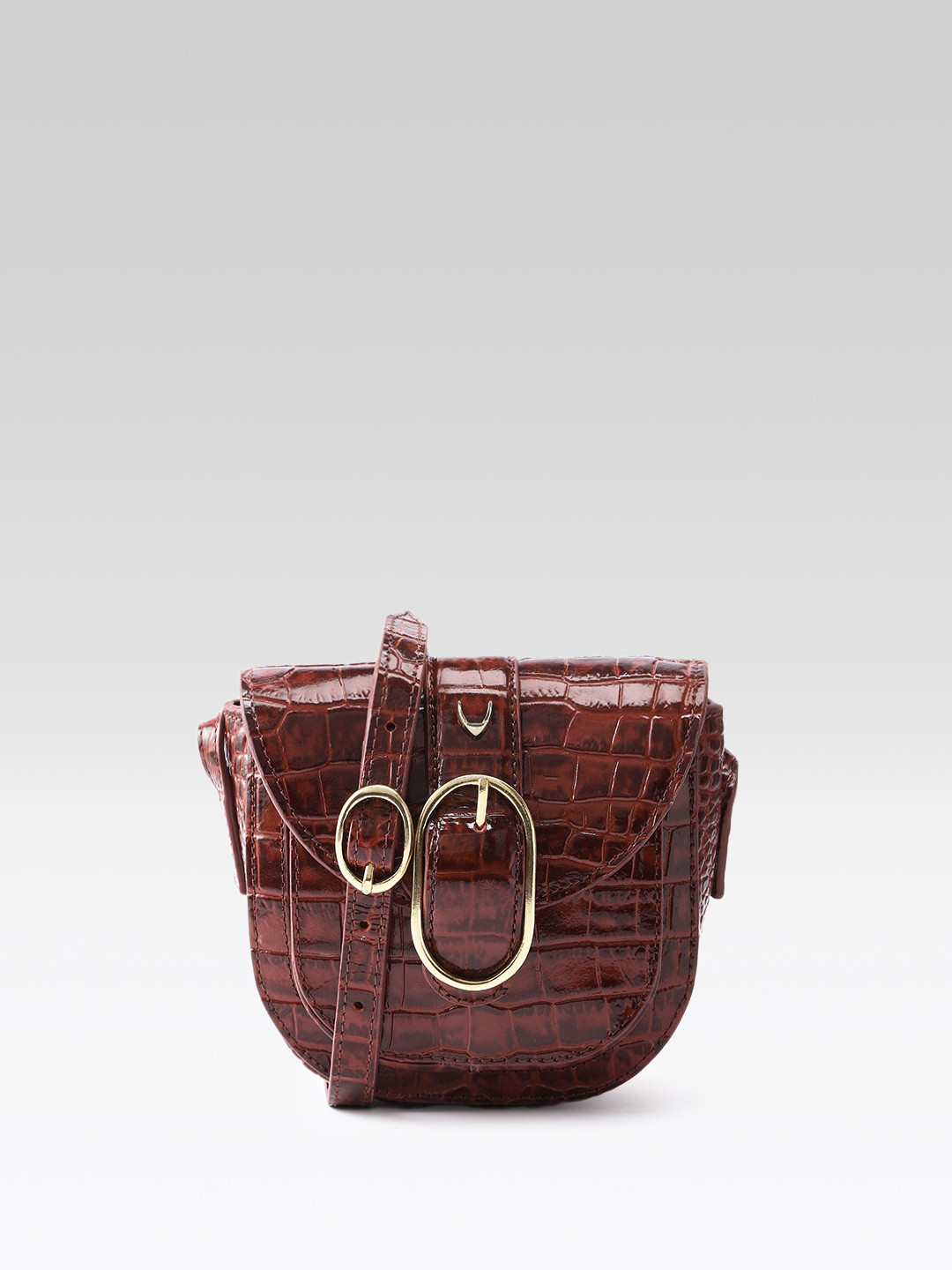 Hidesign SOVERA 03 Animal Textured Leather Structured Sling Bag