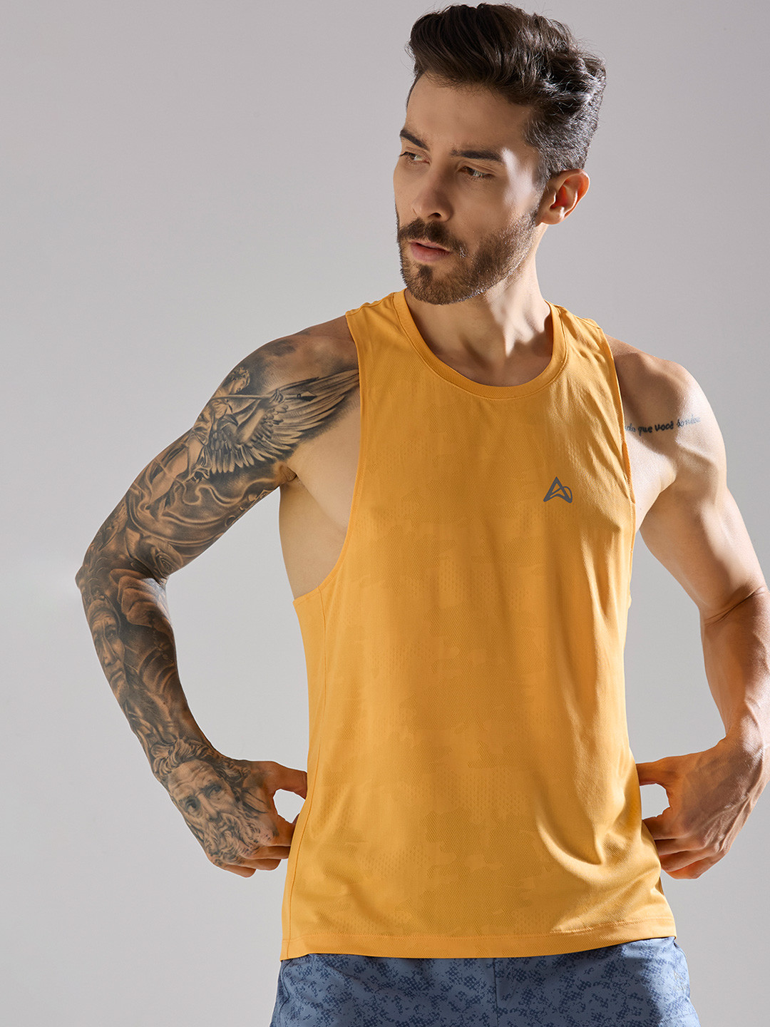 AGUANTE Citrus Blaze Running Singlet