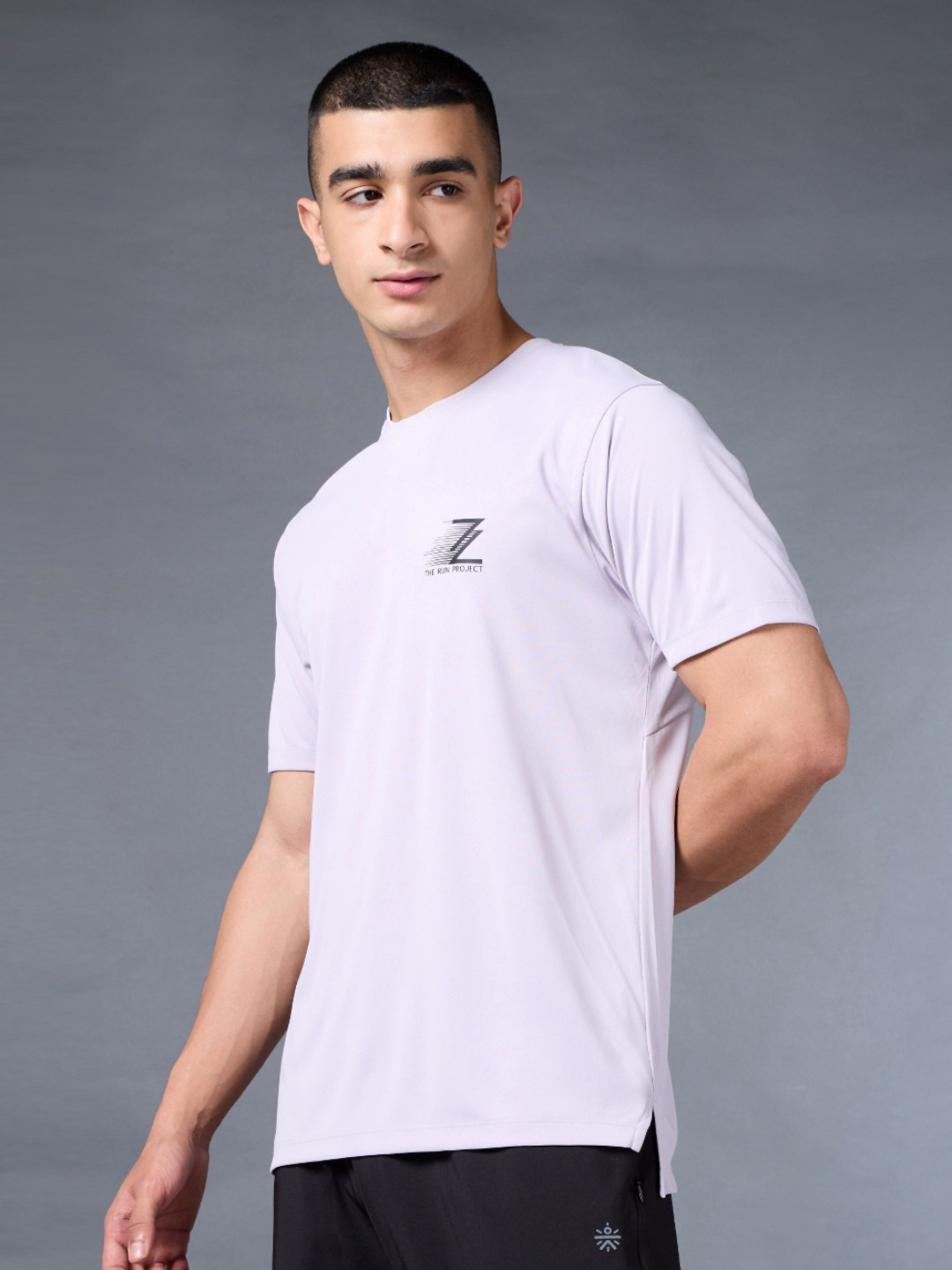 CULT Men Lavender Runner's Escape Tshirt