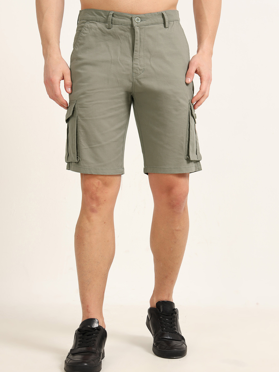 Bushirt Men Cotton Cargo Shorts