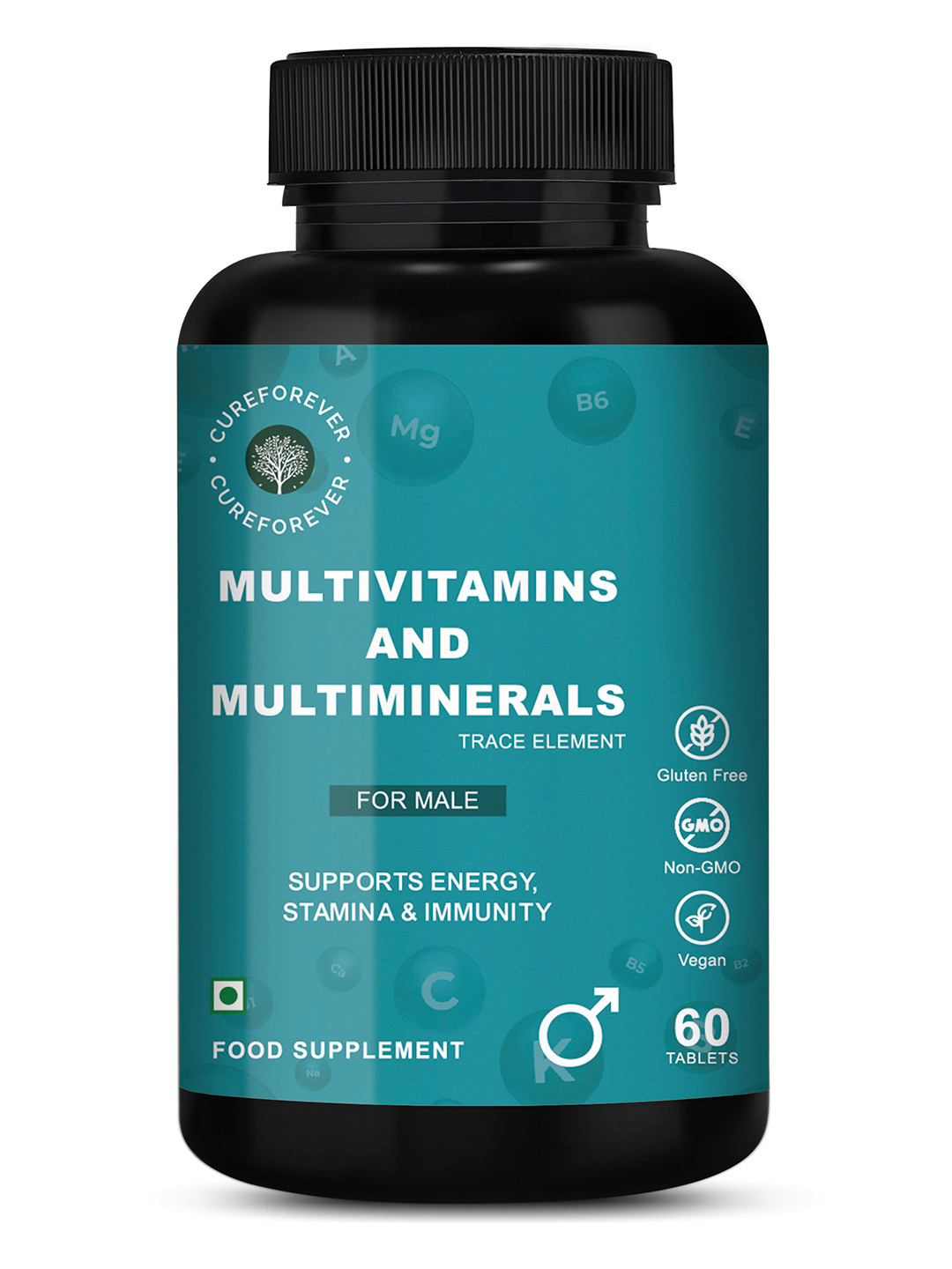 CureForever Multivitamins And Multiminerals Tablets- 60 Tablets