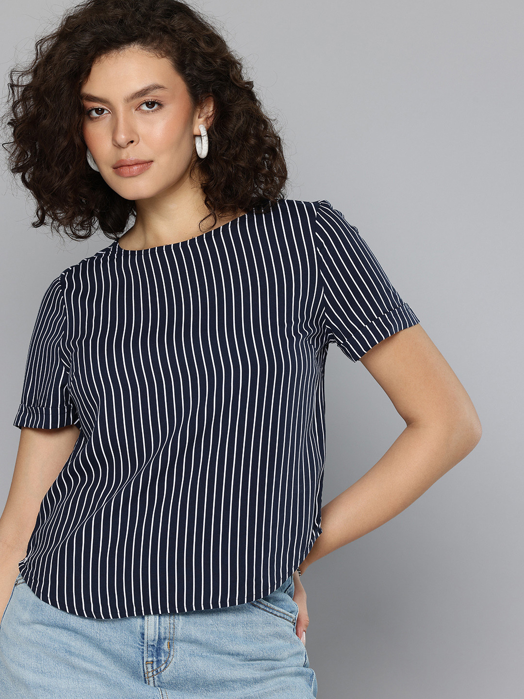 Levis Vertical Stripes Top