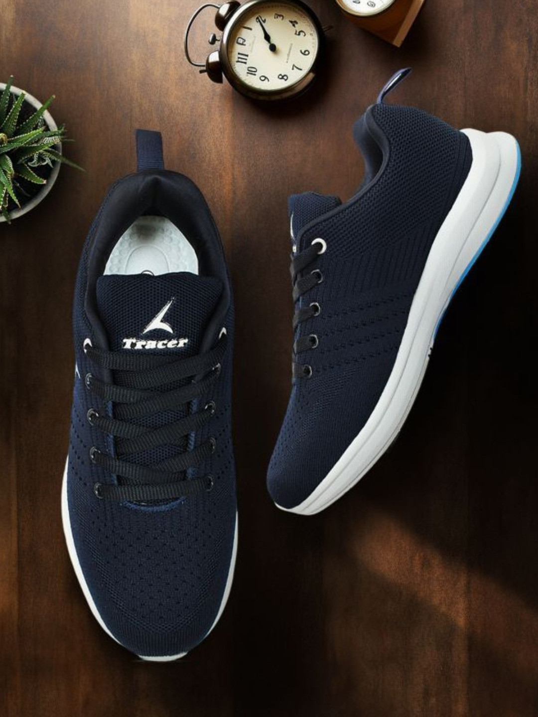 TRACER Men Mesh Lightweight Flexible Sports Shoes