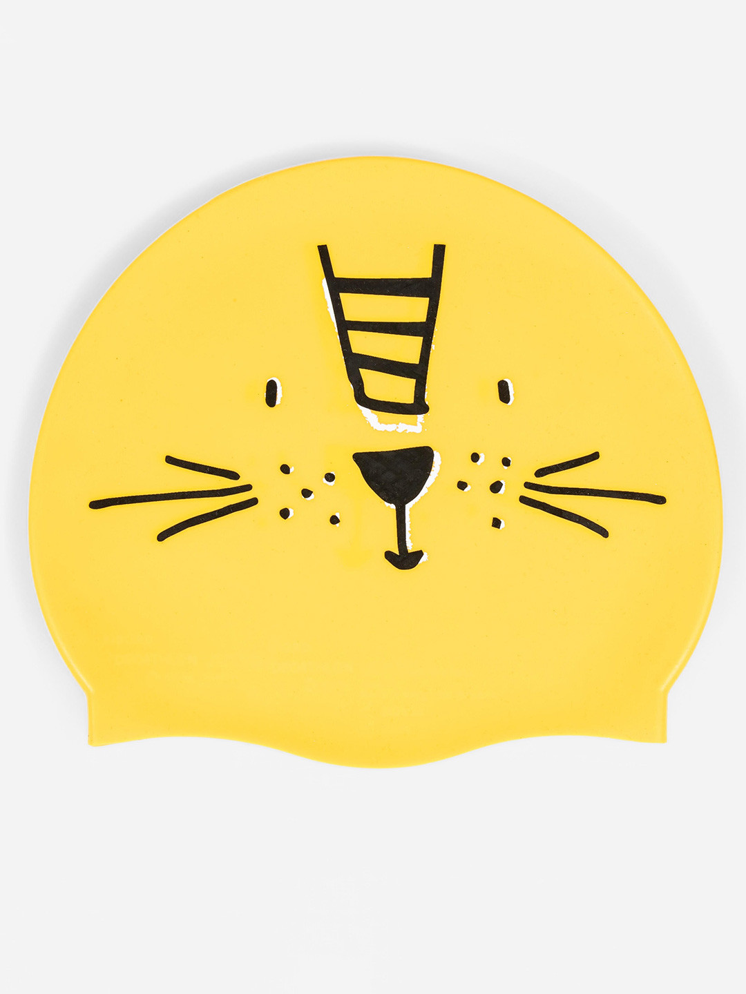 Decathlon NABAIJI - Adult Yellow Animal Printed Silicone Swimming Cap