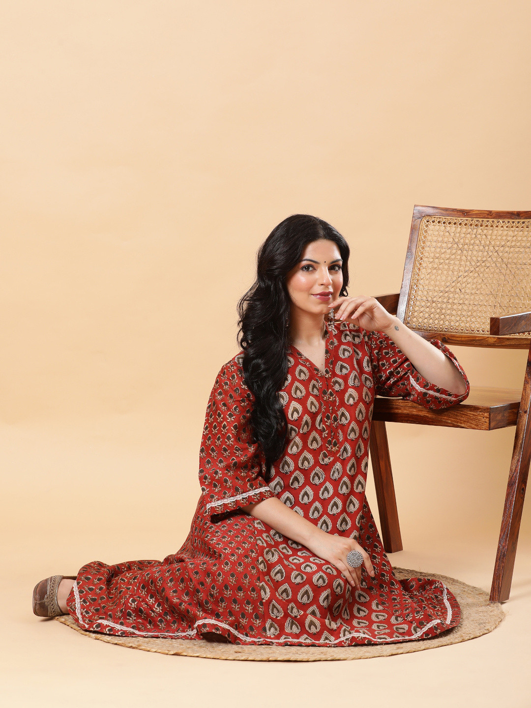 BohoJazz Chanderi Kurta & Pants