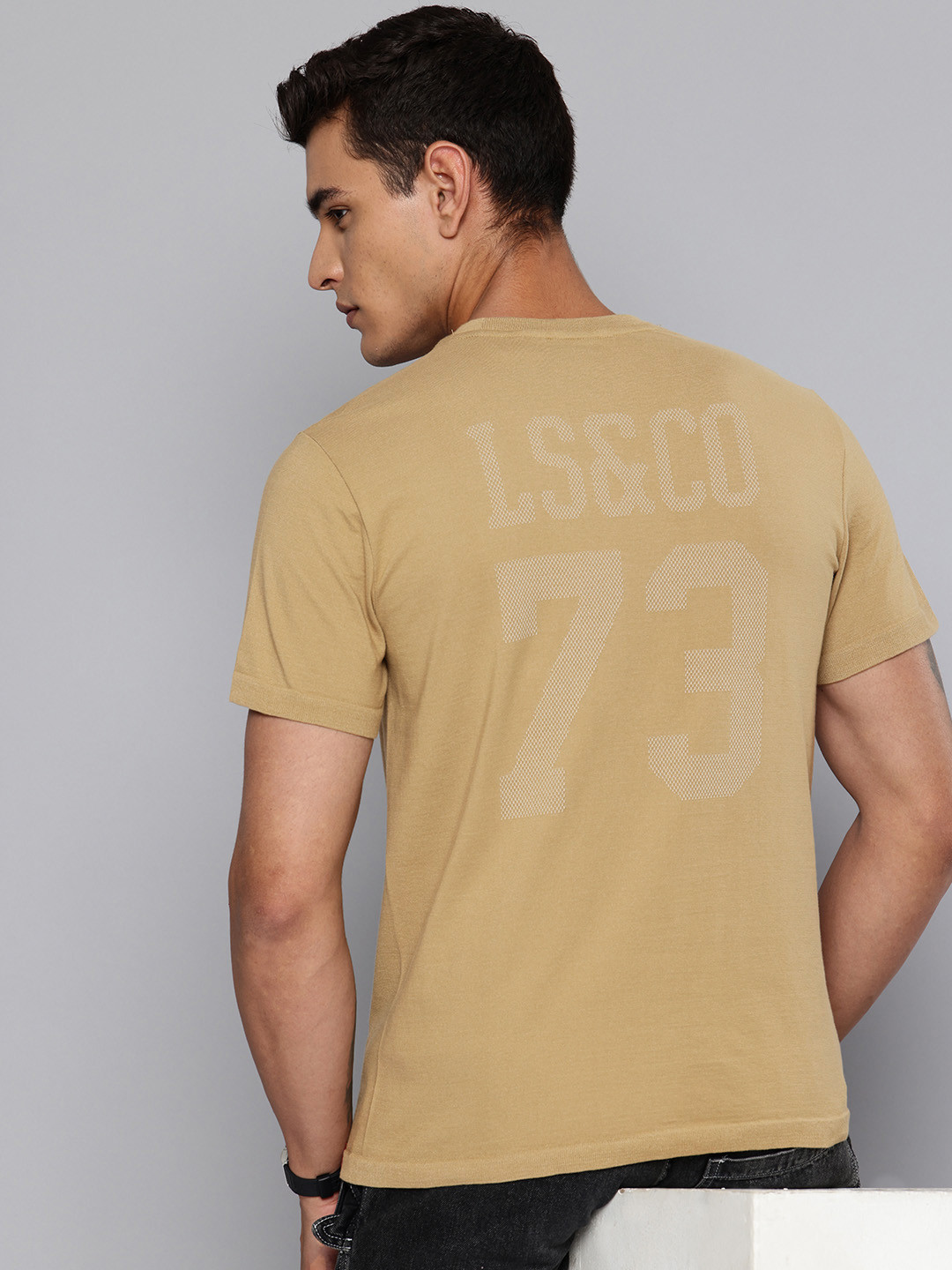 Levis Brand Logo & Varsity Printed Slim Fit T-shirt