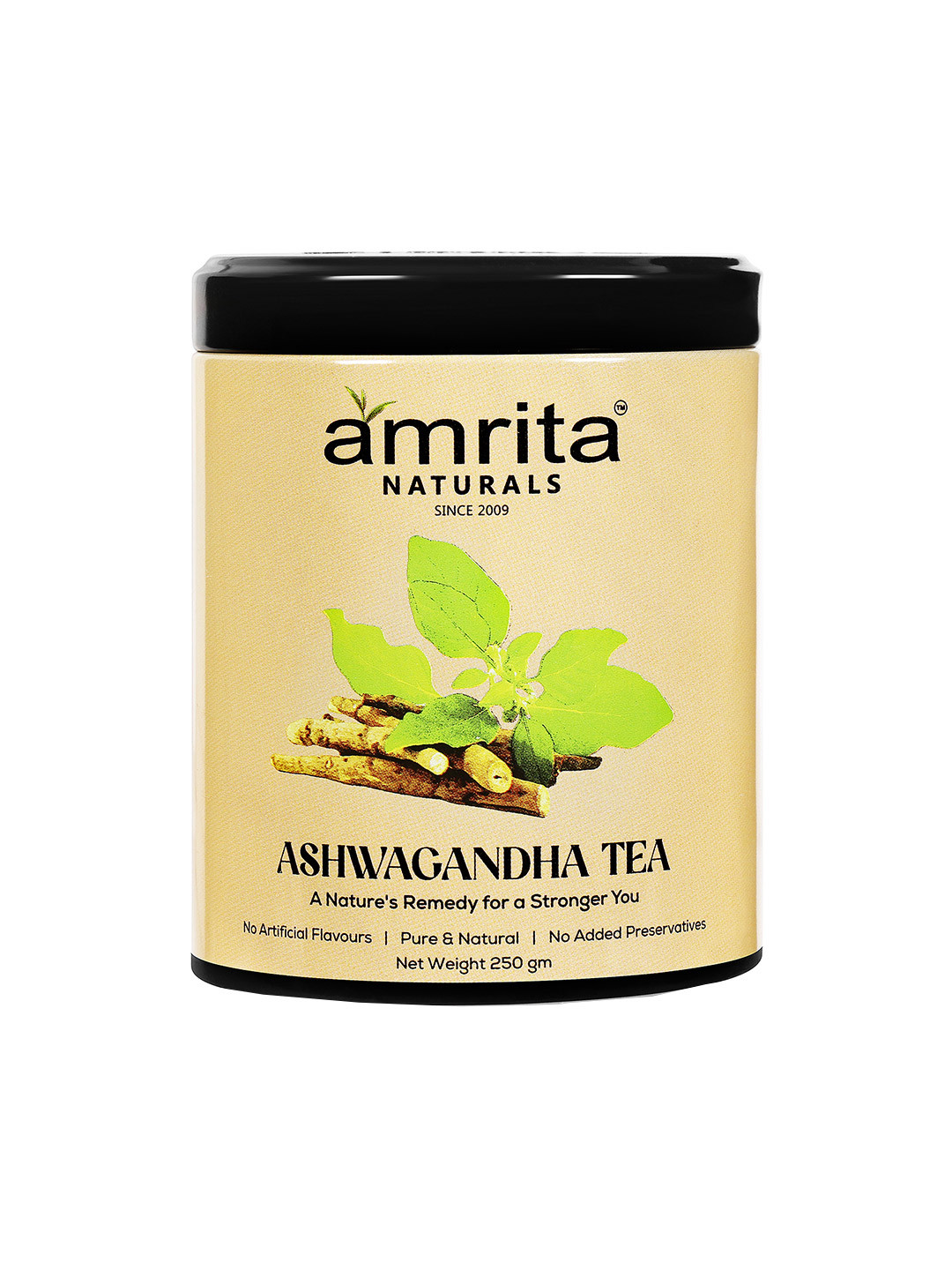 Amrita Naturals Ashwagandha Herbal Tea - 250 g