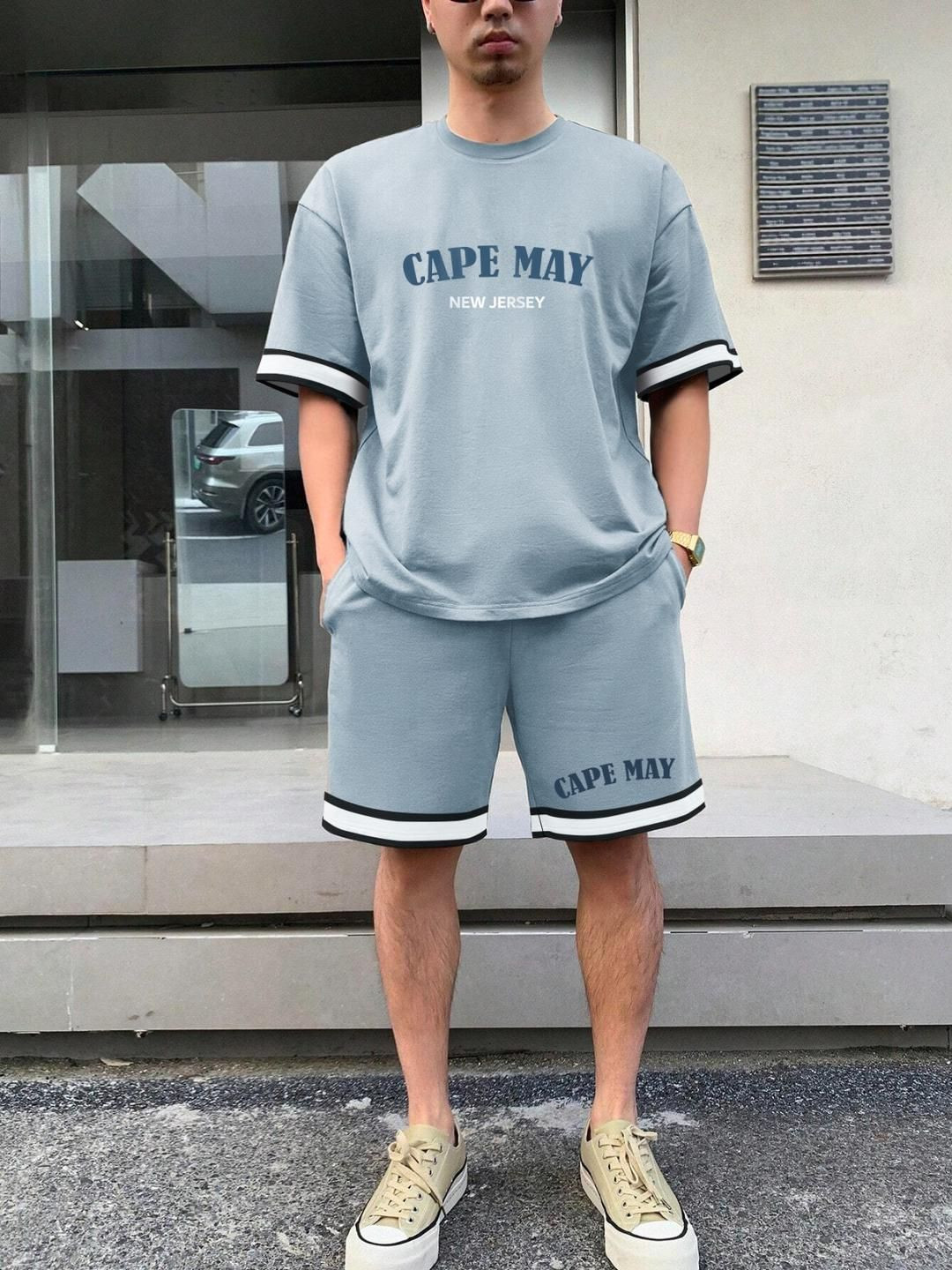NOBERO Oversized Printed Pure Cotton Co-Ords