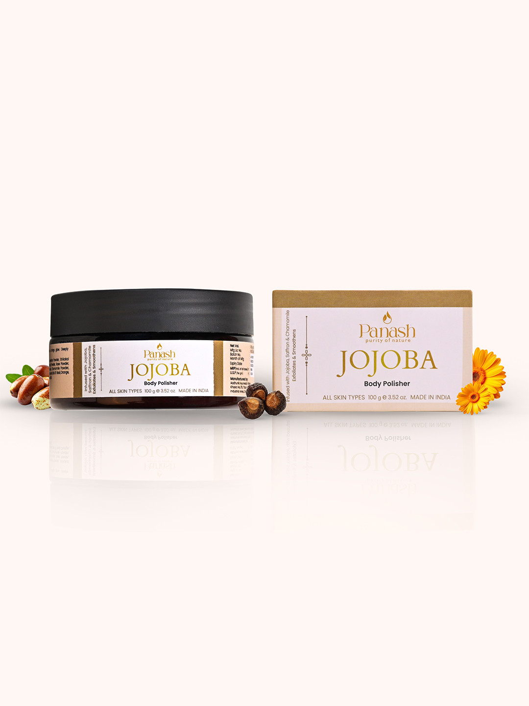 PANASH WELLNESS Jojoba Body Polisher With Chamomile - 100 g