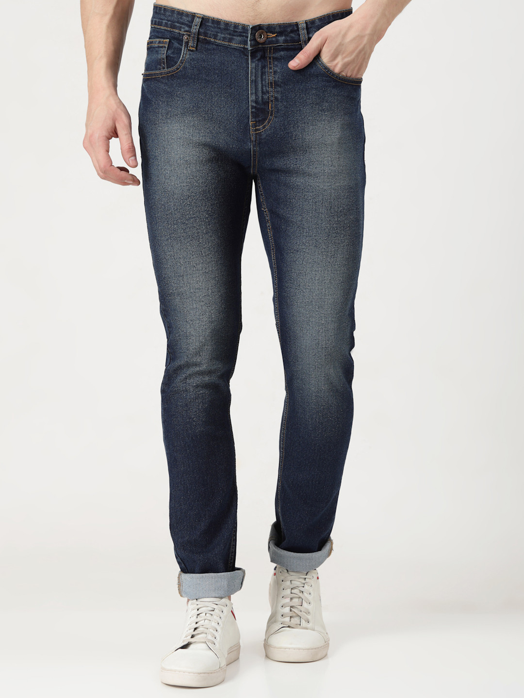 COSMIC Men New Borris Slim Fit Light Fade Stretchable Jeans