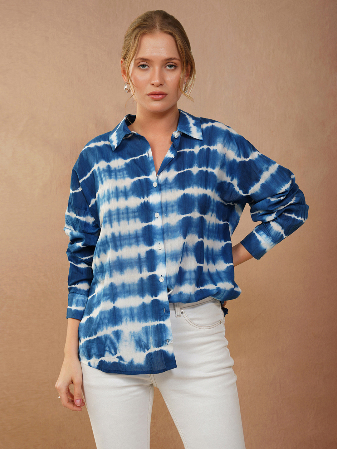 KALAMIR Women Tartan Checks Opaque Checked Casual Shirt