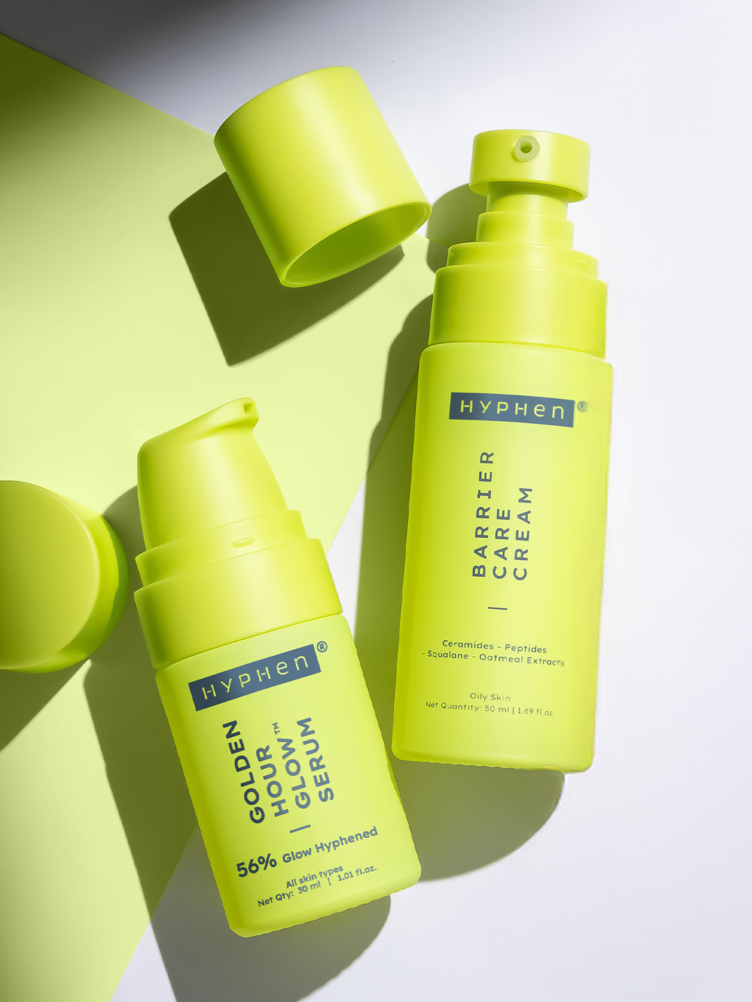 Hyphen Set of Golden Hour Glow Serum 30ml & Barrier Care Cream 50ml