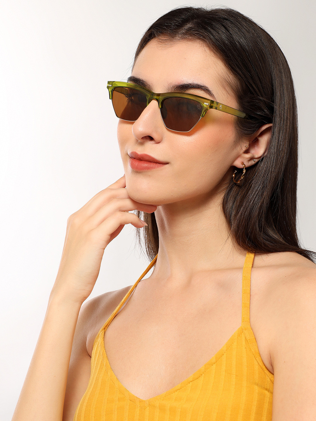 Eyejack by Voyage Unisex Square Sunglasses with UV Protected Lens