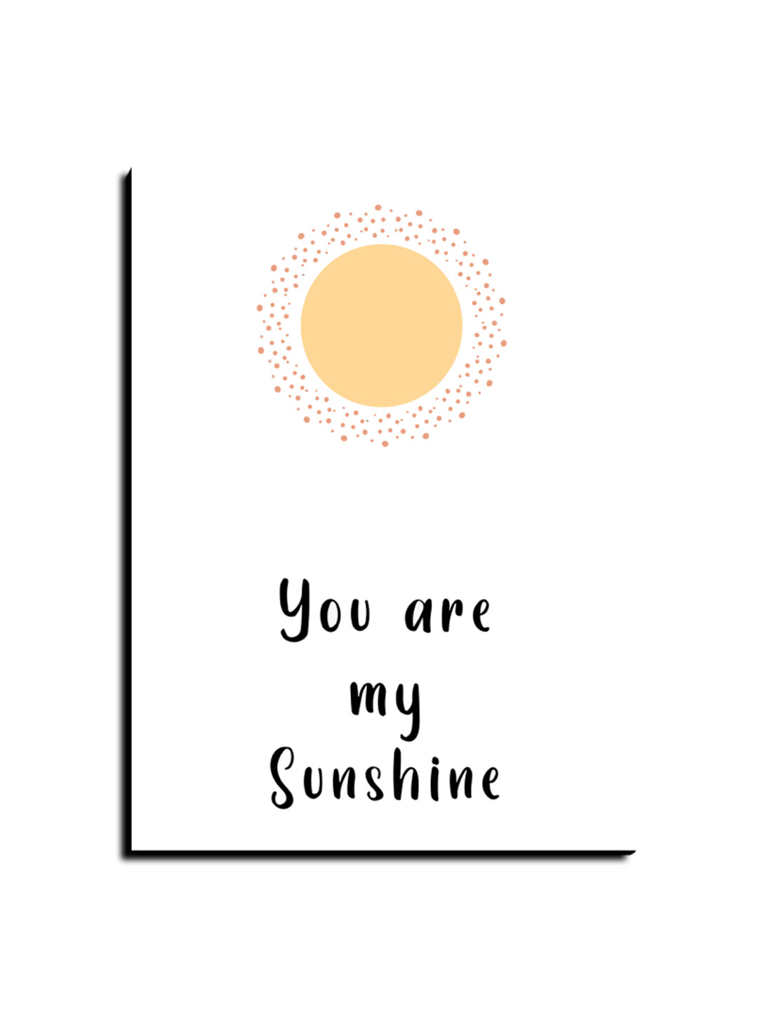 Chalk My Theme White & Black 1 Piece Wood Other Wall Paintings