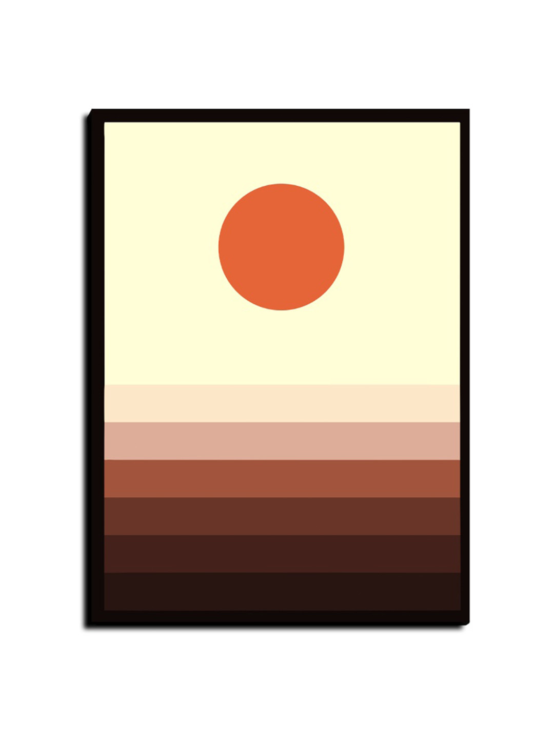 Chalk My Theme Ombre Wood Wall Rectangle Paintings Wall Art - 17.5 x 23In