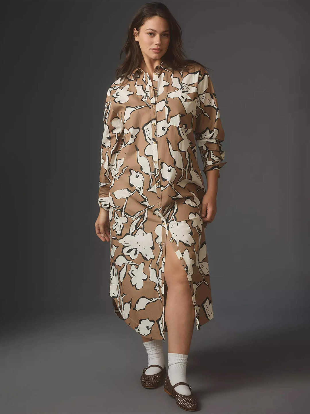 Roadster Floral Below Knee A Line Dress