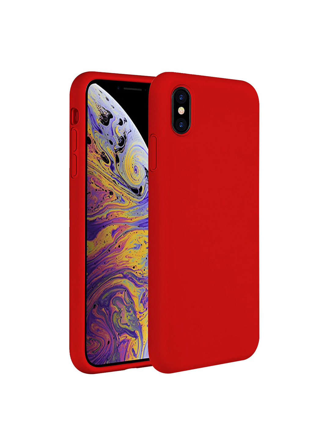 LIRAMARK Solid Printed iPhone X Back Case Mobile Accessories
