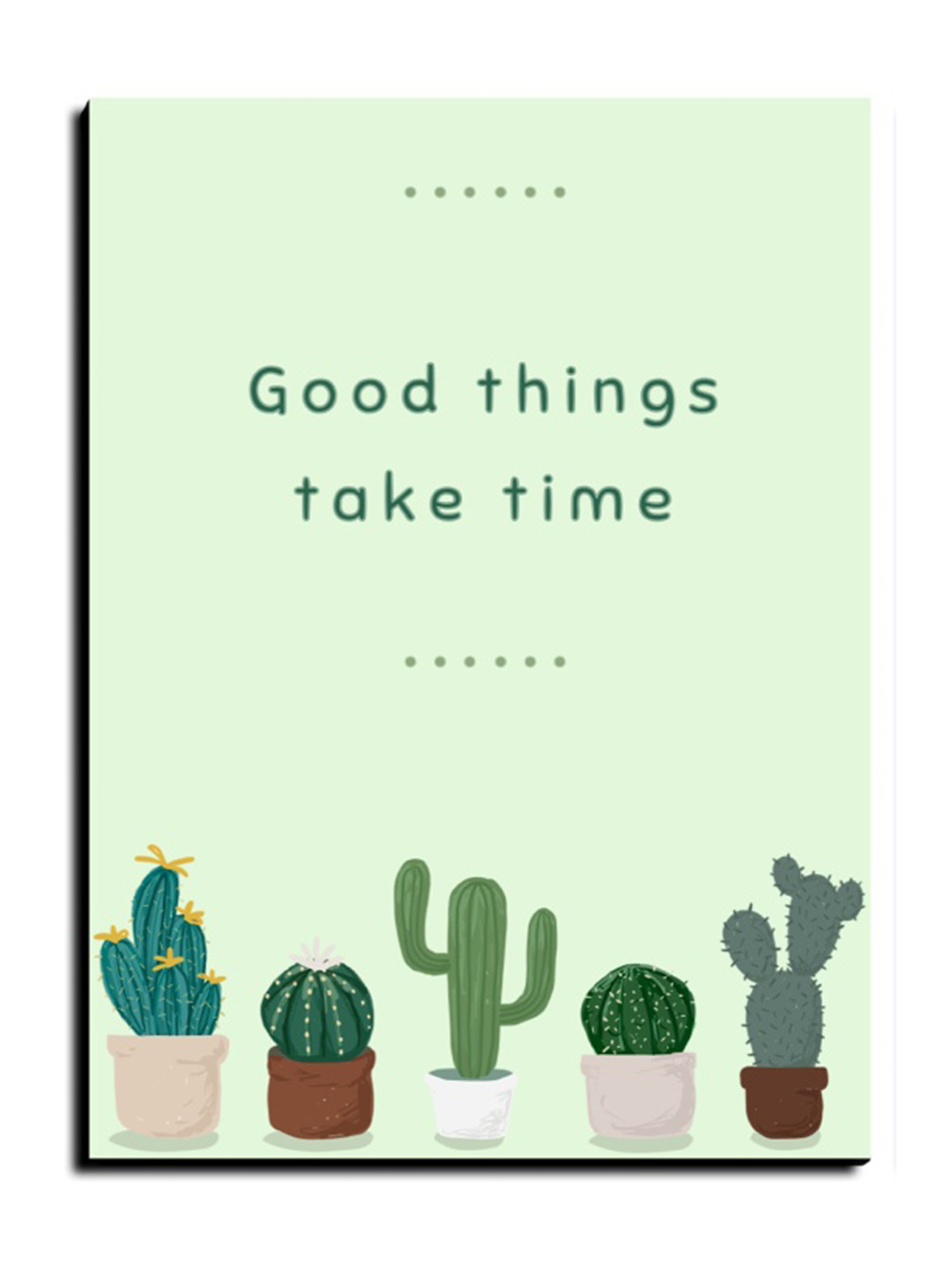 Chalk My Theme Wood Wall Rectangle Paintings Wall Art -23 x 17.5 In