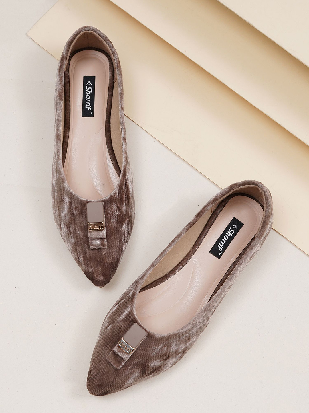 Sherrif Shoes Women Pointed Toe Ballerinas