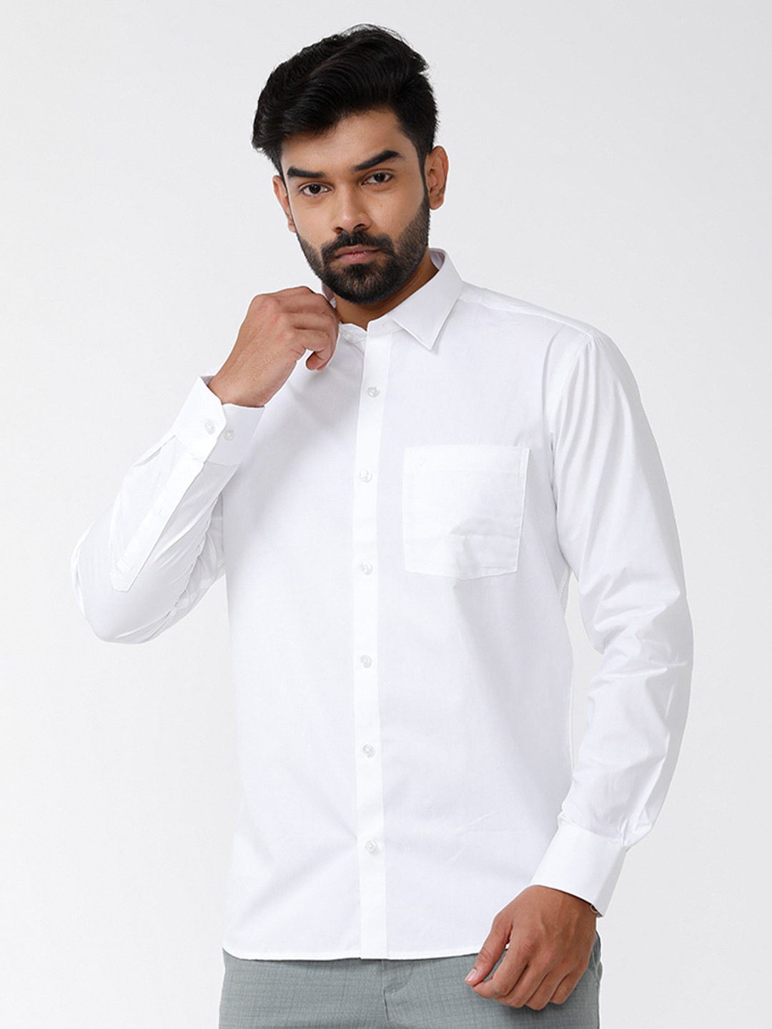 UATHAYAM Team Cotton Full Sleeve Trending Formal Shirt