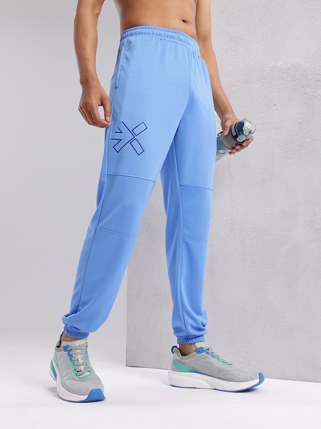 HRX by Hrithik Roshan Men Loop Detail Running Rapid-Dry Joggers