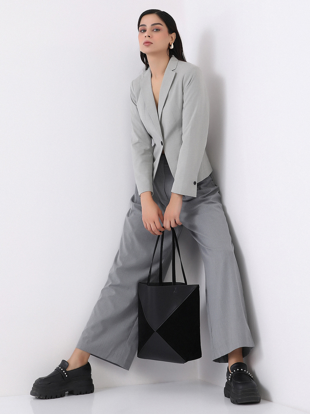 HAUTE SAUCE  Suede Shoulder Bag