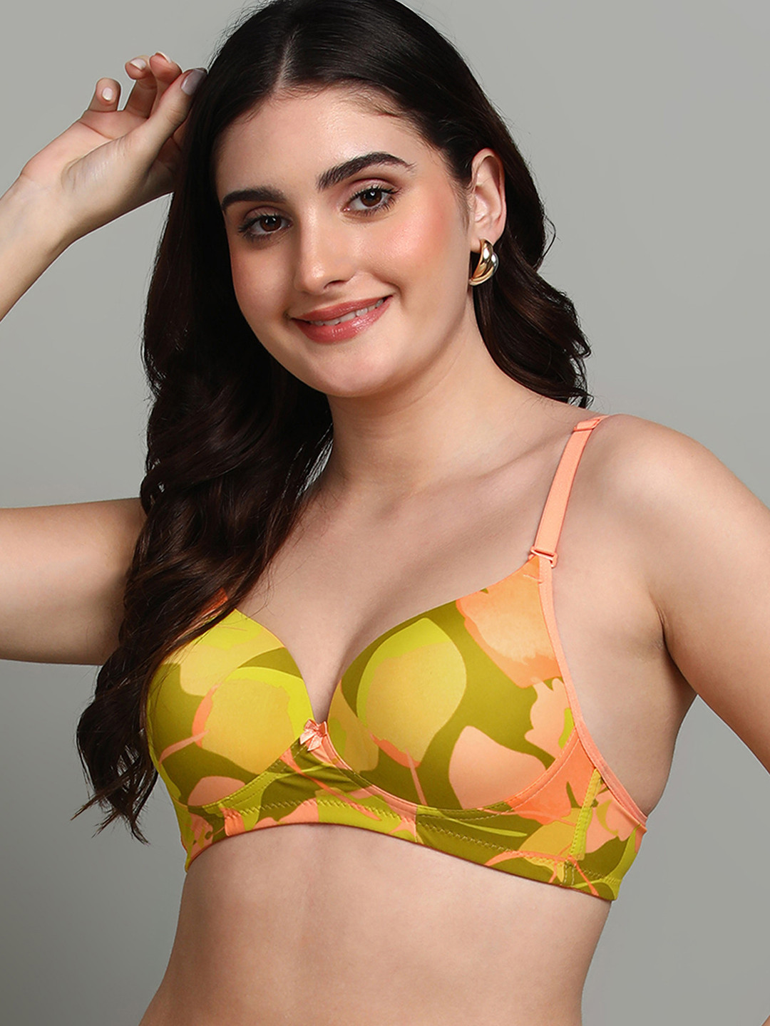 Dressberry Heavy Padded Printed Bra