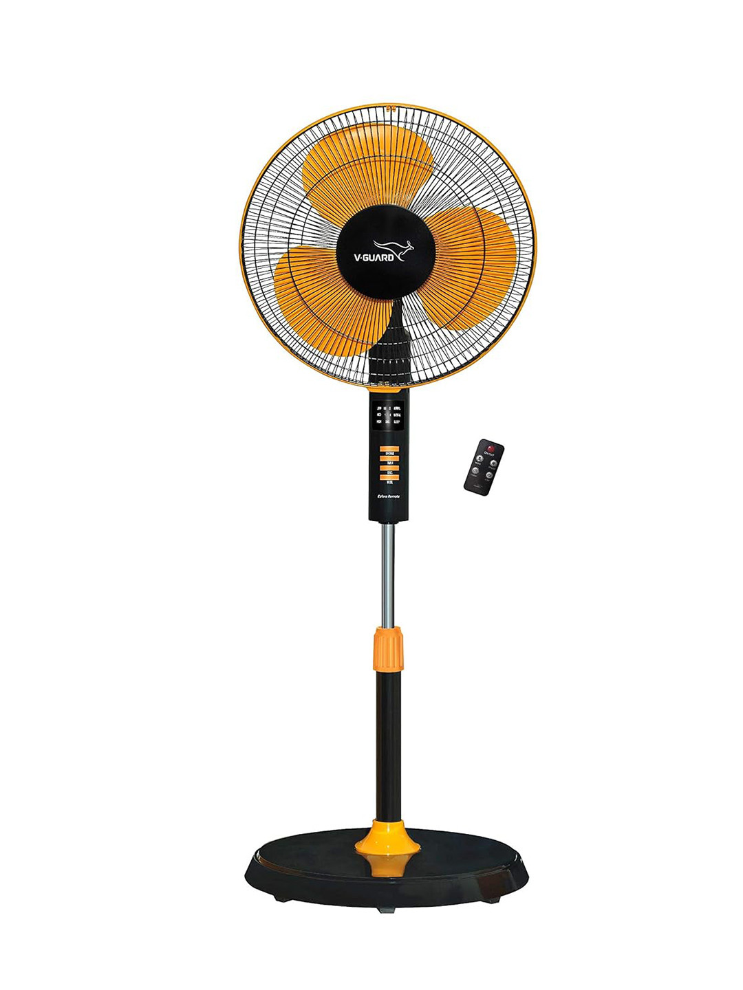 V-Guard Orange Pedestal Fan