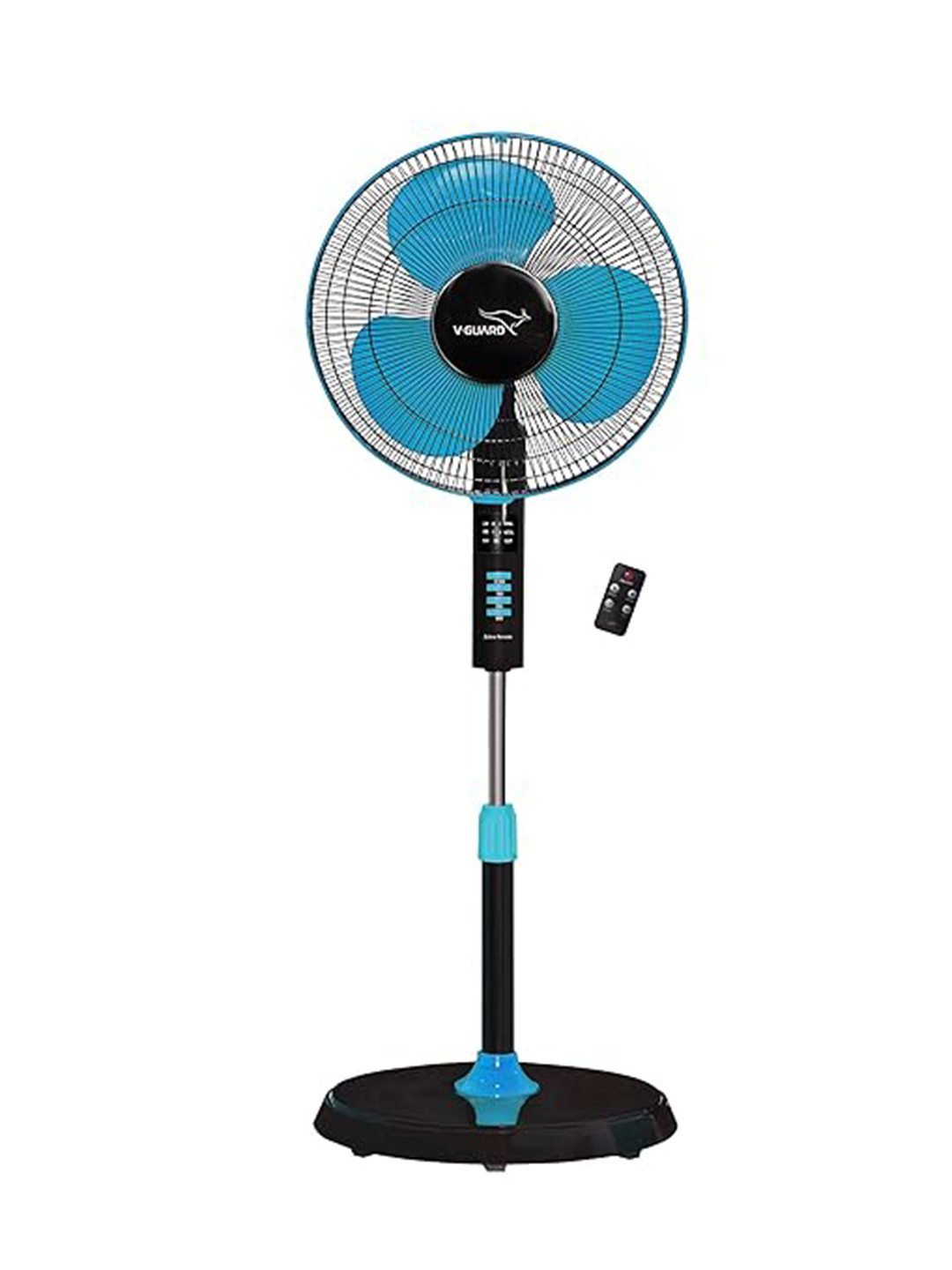 V-Guard Blue Pedestal Fan