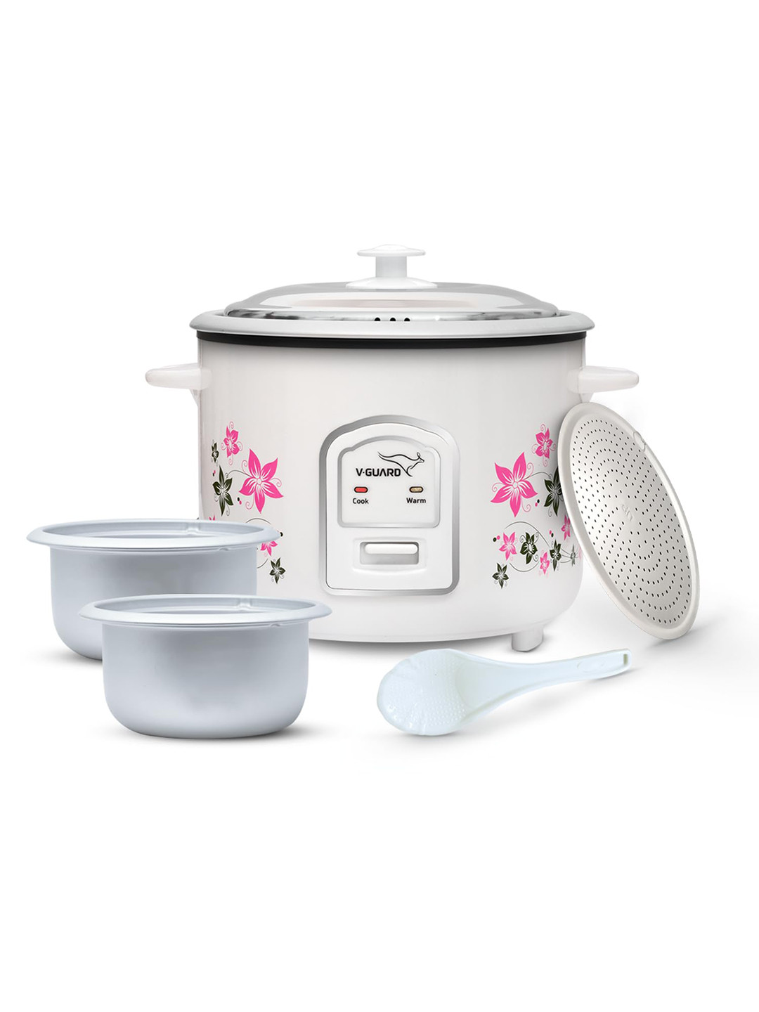 V-Guard VRC 1.8 L White Electric Rice Cooker