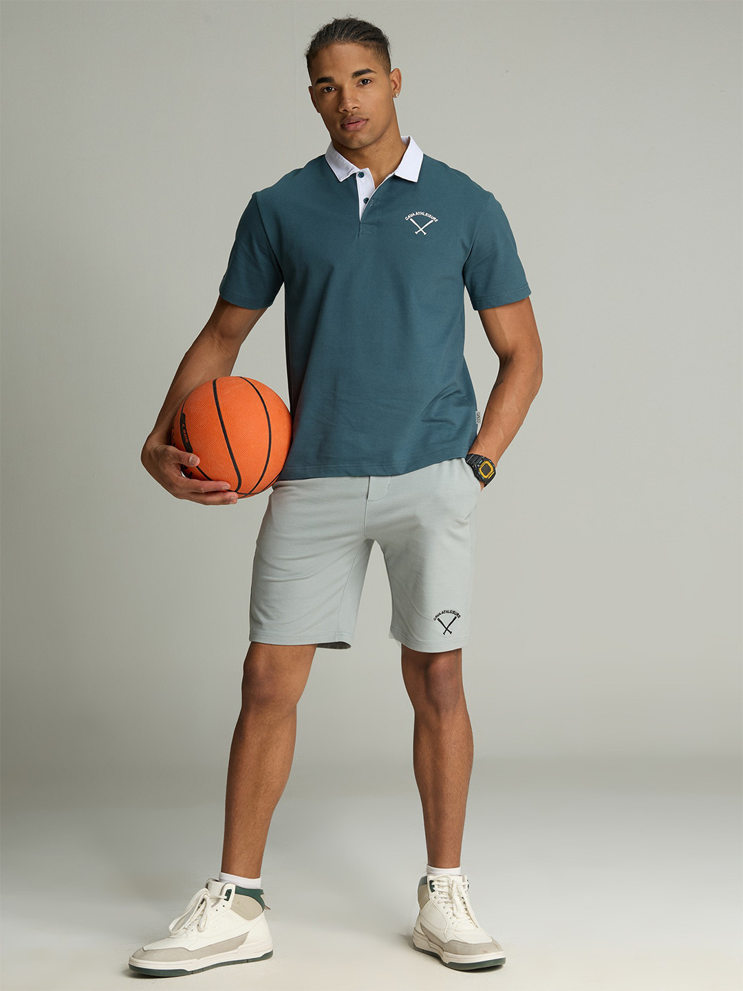 CAVA Men Jade Baseline Polo T-shirt