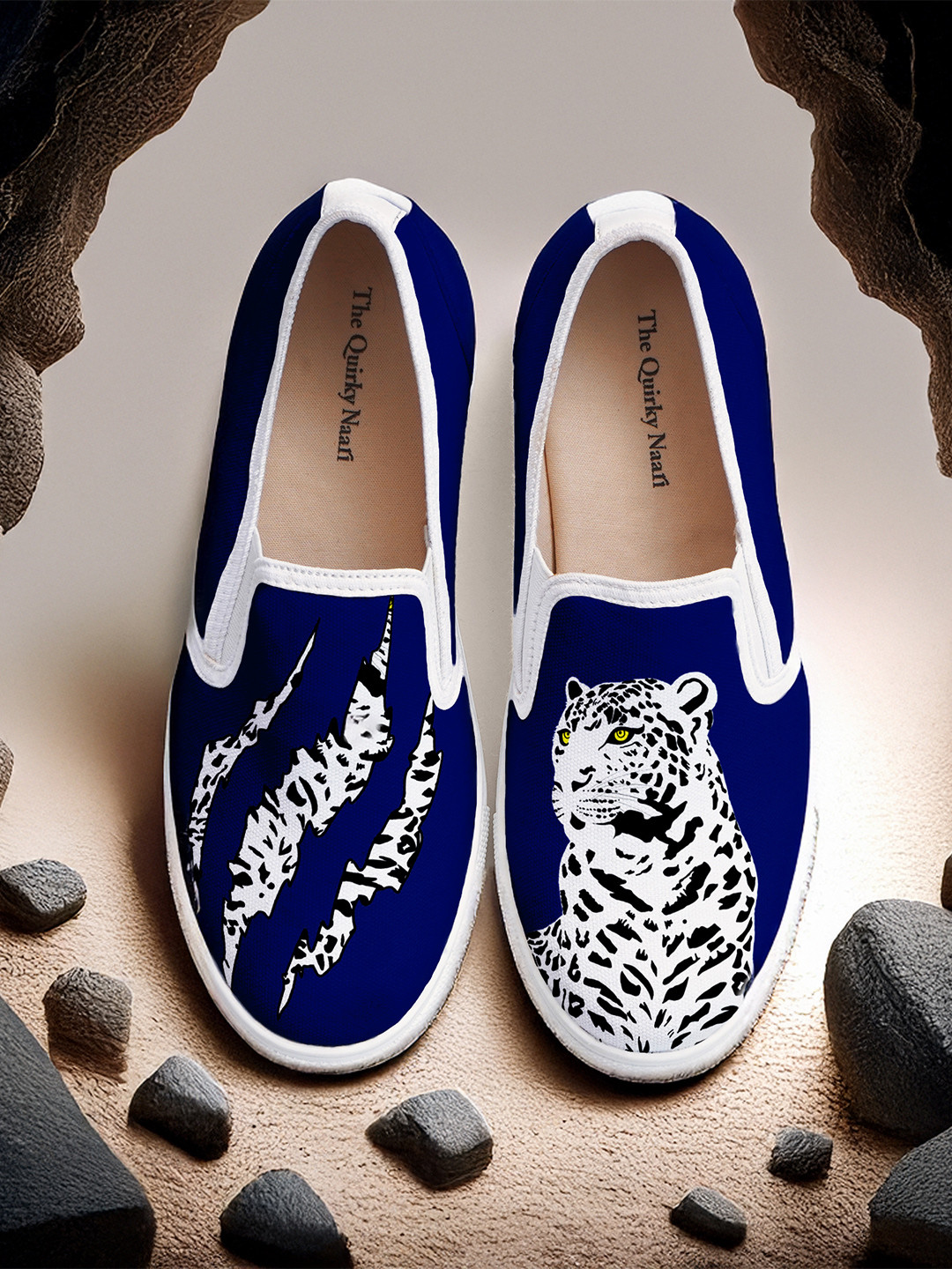 THE QUIRKY NAARI Women Printed Slip-On Sneakers