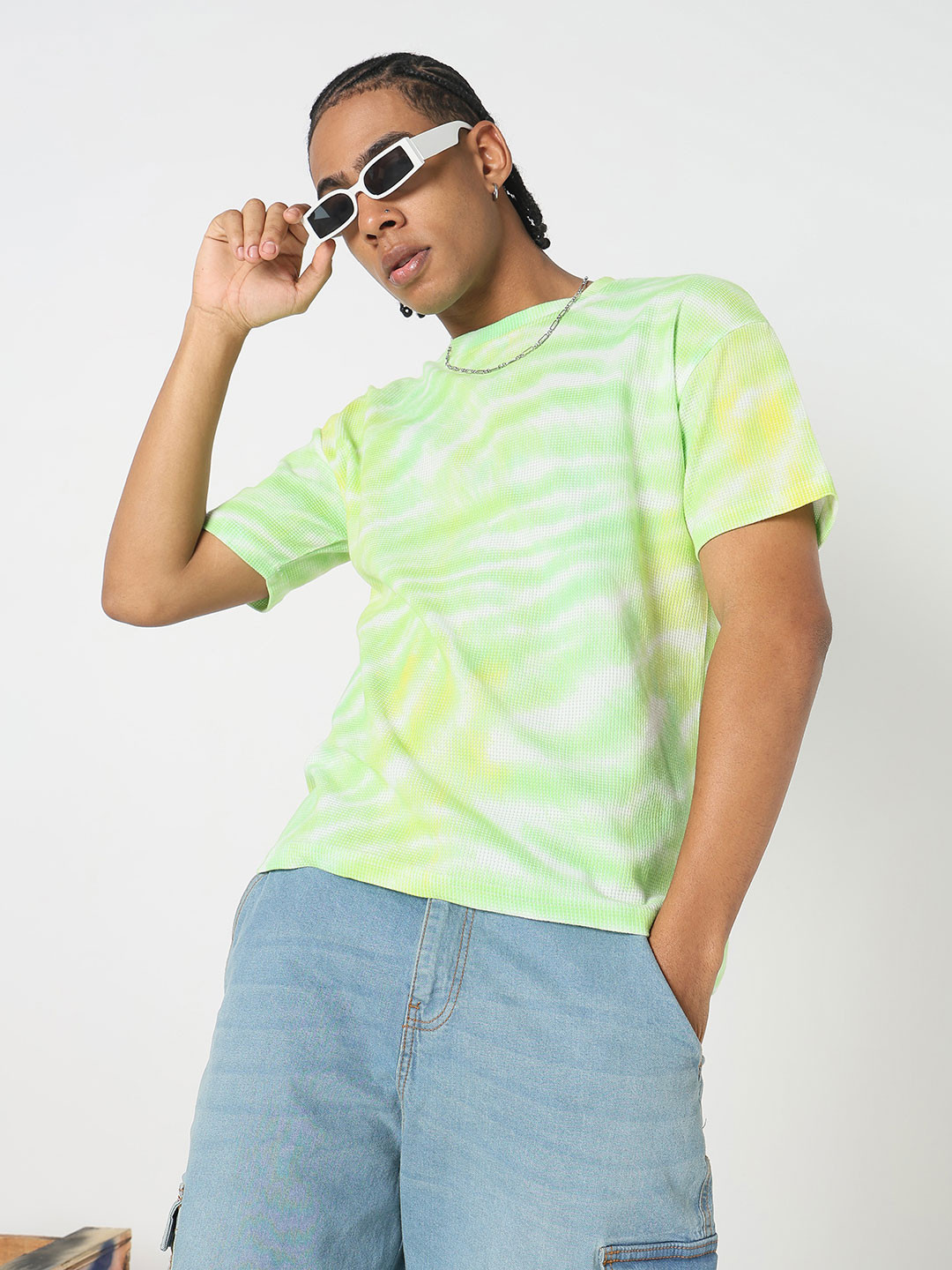 SHOWOFF Men Tie and Dye Dyed T-shirt