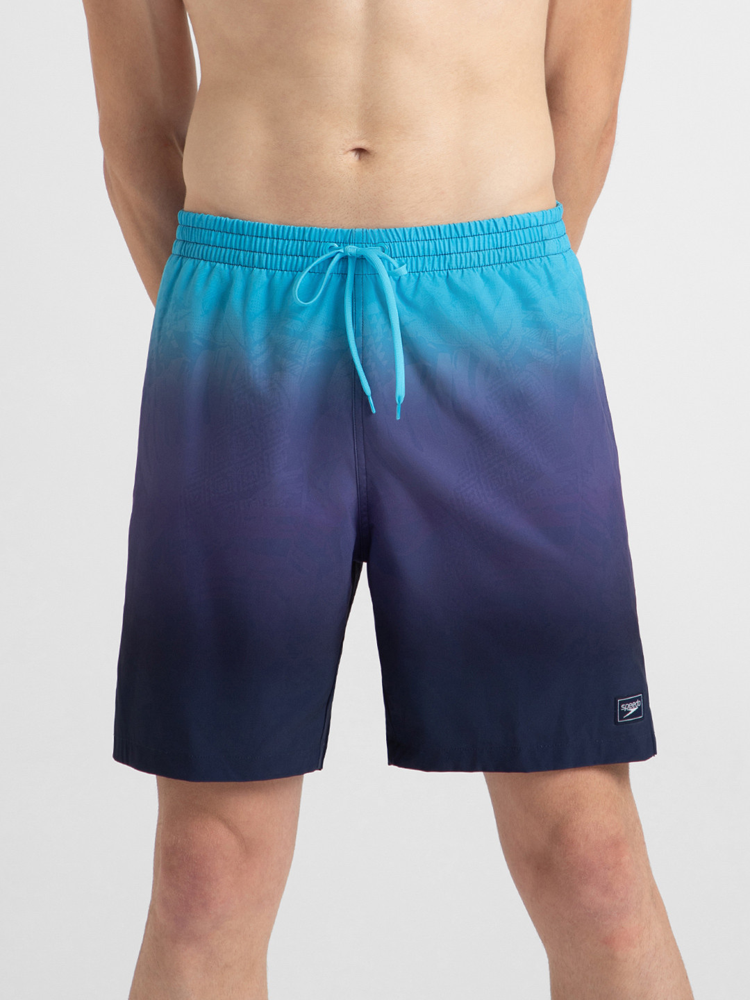 Speedo Men 4 Way Flex Essential Printed Water Repellent Watershorts With Side Pockets