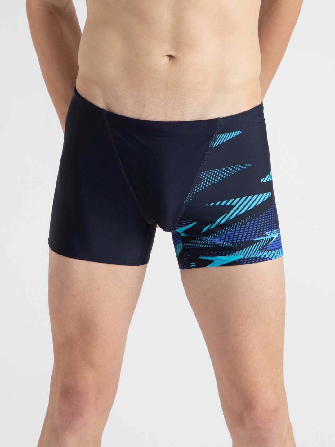 Speedo Men Endurance10 UPF 40+ Hyperboom Print V-Cut Aquashort