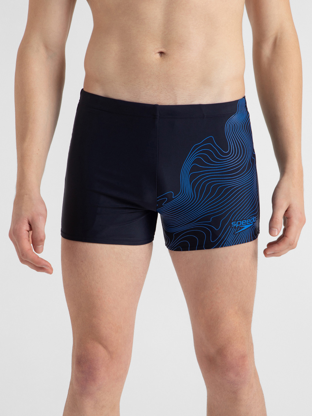 Speedo Men Endurance10 UPF 40+ Tide Print Sports Gala Logo Aquashort
