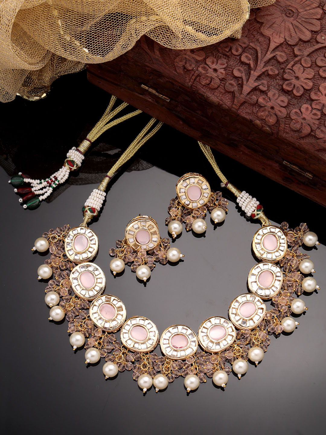 Anouk kundan necklace set