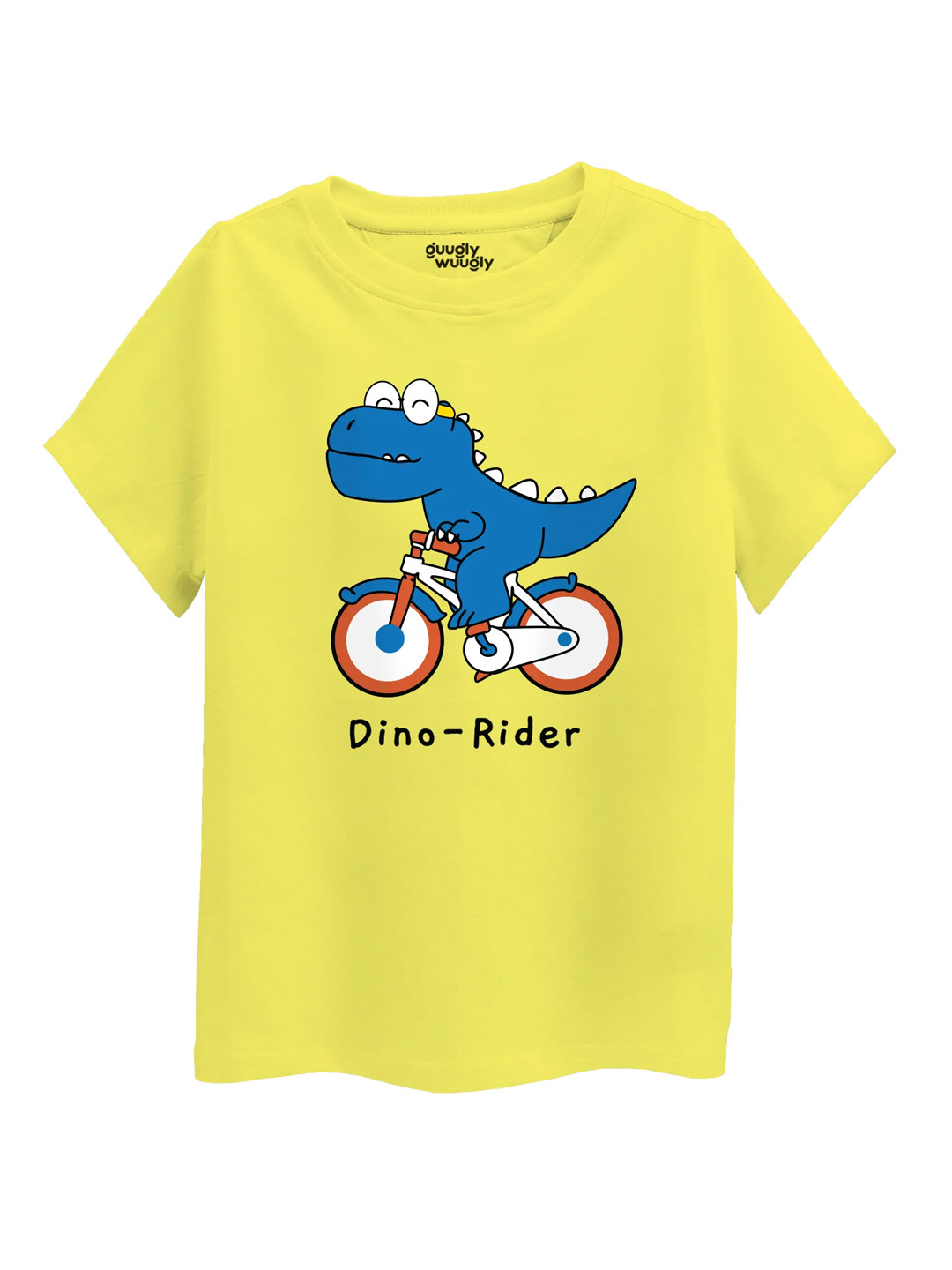 Guugly Wuugly Super Soft Combed Compact Cotton Dino Rider T-shirt
